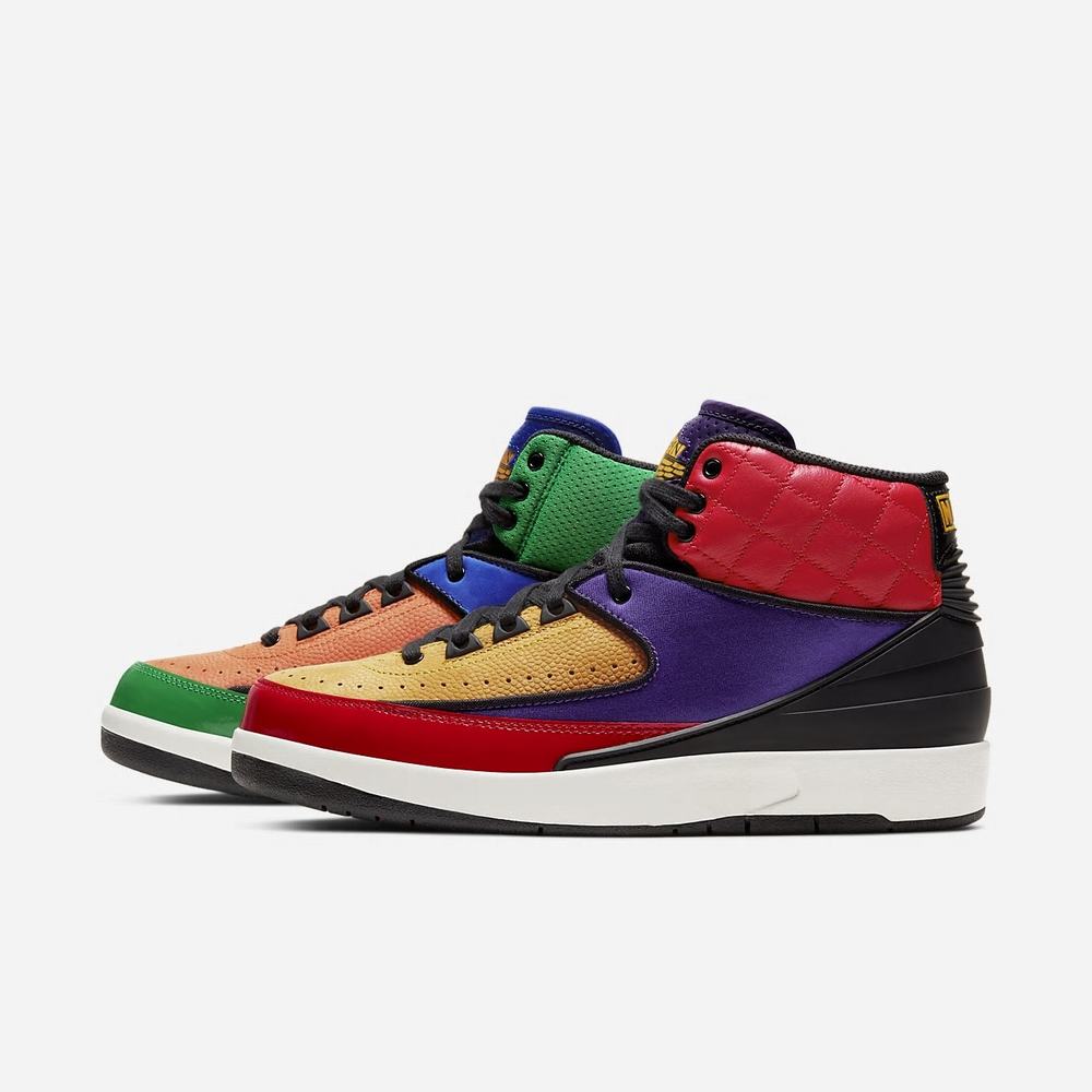 Basket Nike Air Jordan 2 Retro Rouge 0456-712 University Red/Court Purple/Game Royal/Black Homme | YBL-50521710